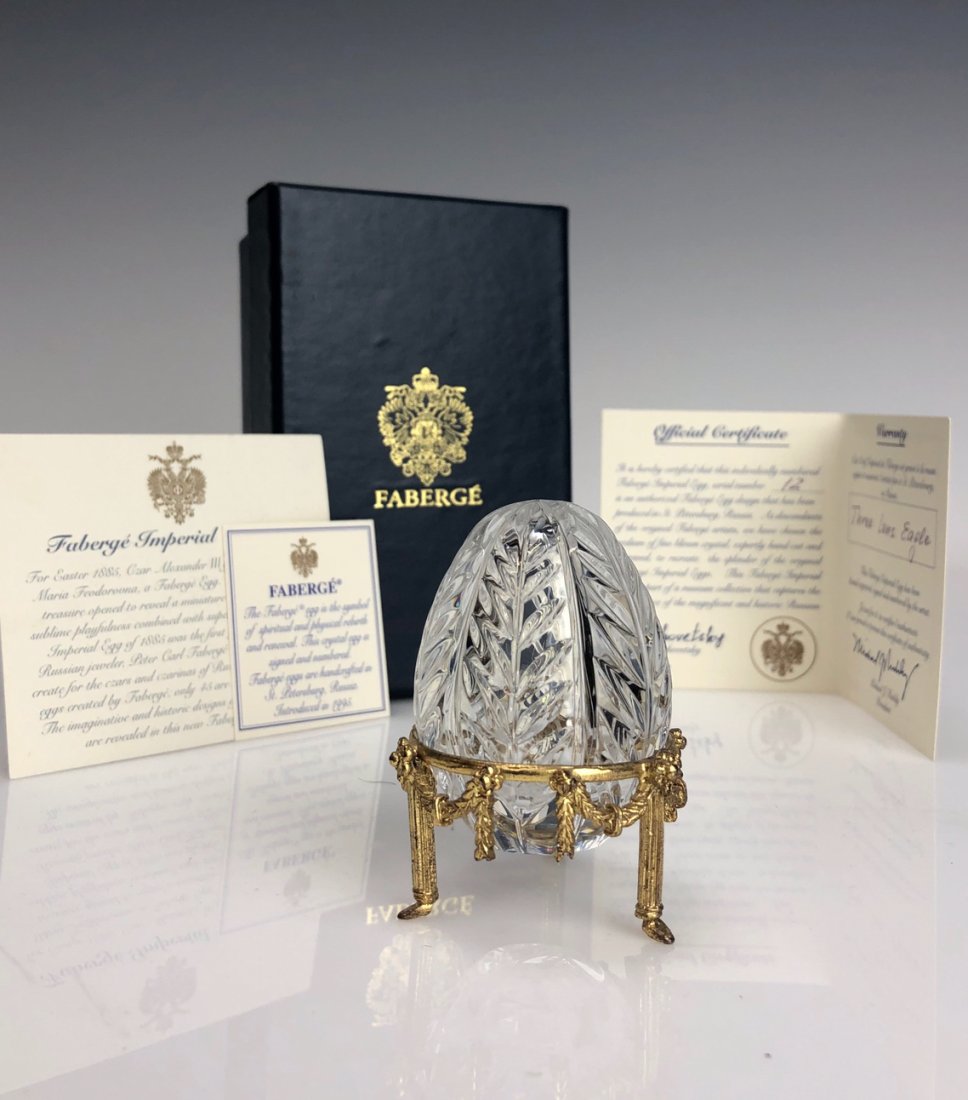 FABERGE CRYSTAL EGG (1 of 3)