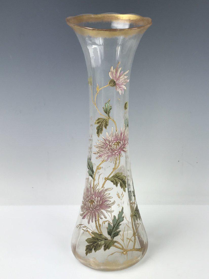 19TH C. FRENCH ENAMELLED VASE (1 of 2)