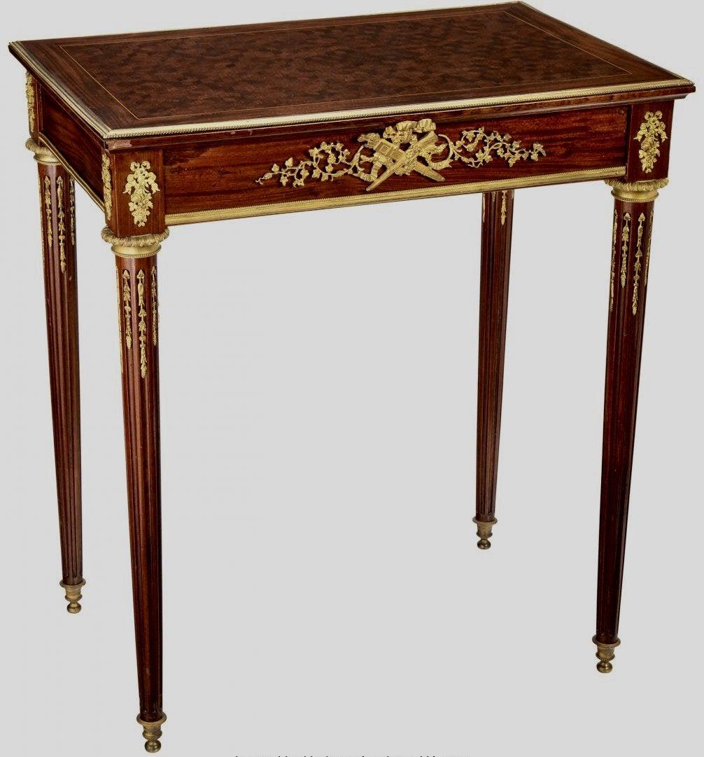 SIGNED F. LINKE ORMOLU MOUNTED TABLE (1 of 4)