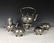 AN EXTENSIVE CONTINENTAL SILVER TEA / COFFEE SET