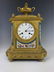 19TH C. DORE BRONZE MOUNTED JEWEED SEVRES CLOCK