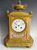 19TH C. FRENCH DORE BRONZE & SEVRES PORCELAIN CLOCK