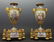 19TH C. FRENCH SEVRES AND CHAMPLEVE ENAMEL CLOCK SET - 3