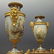 19TH C. FRENCH SEVRES AND CHAMPLEVE ENAMEL CLOCK SET - 6