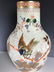 A PAIR OF 19TH C. ENAMELED OPALINE VASES - 2