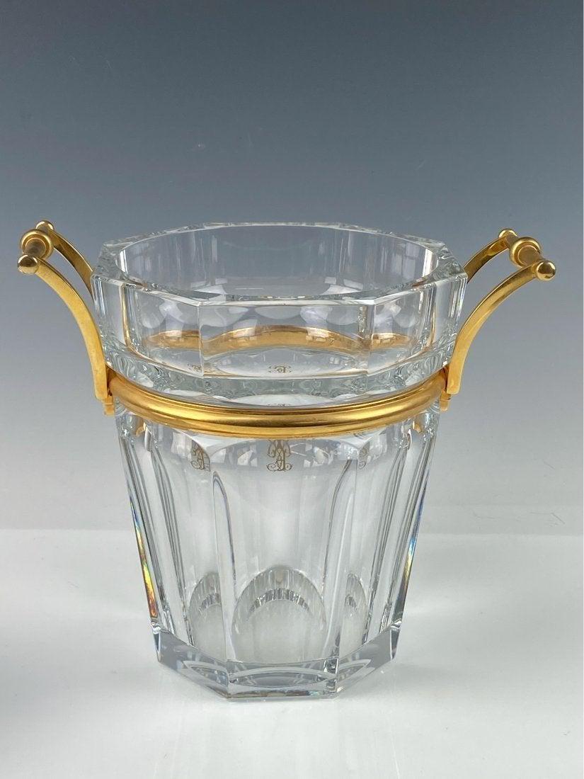 SIGNED BACCARAT DORE BRONZE MOUNTED ICE BUCKET (1 of 3)