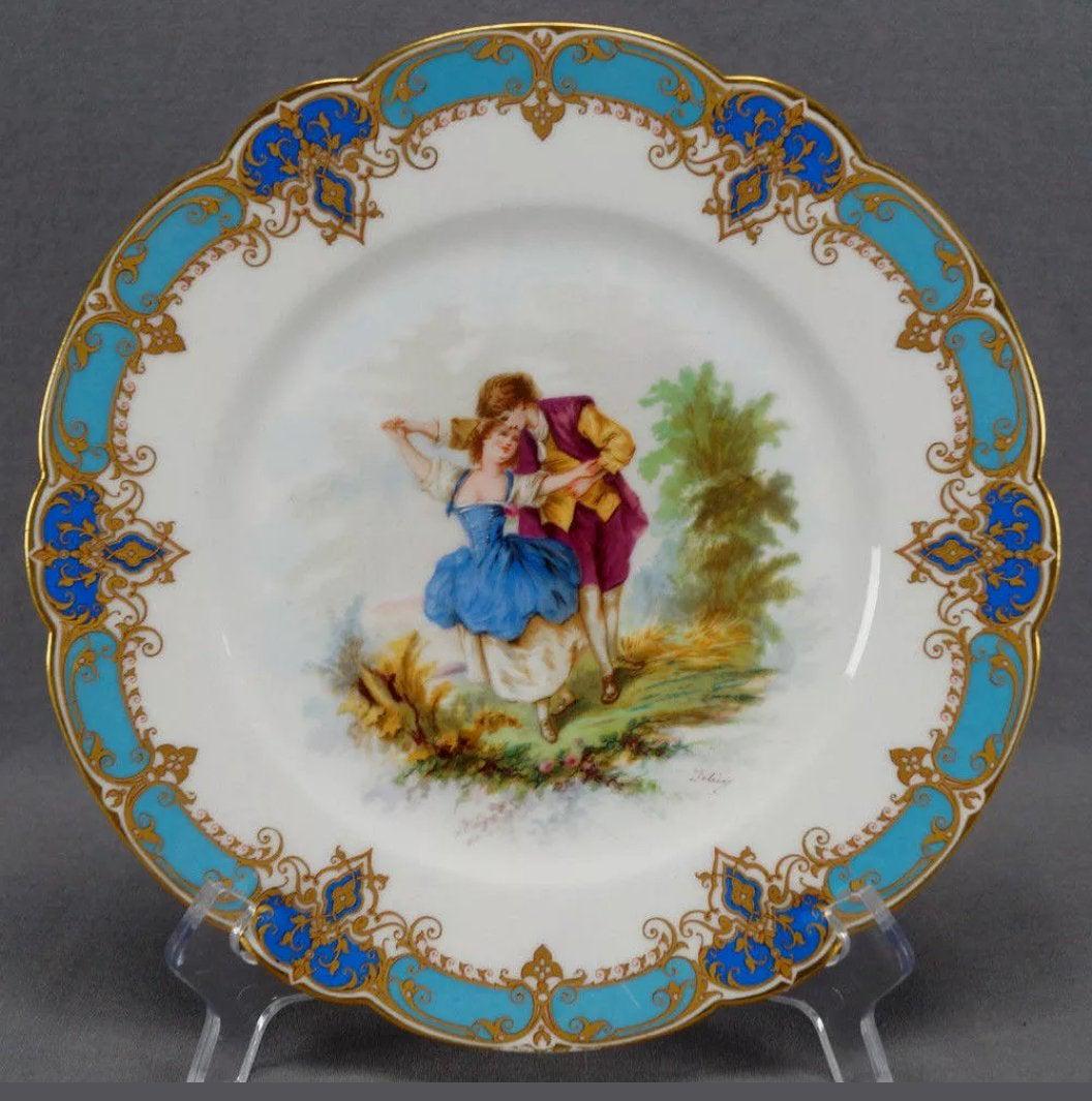 19TH C. SEVRES PORCELAIN PLATE (1 of 3)