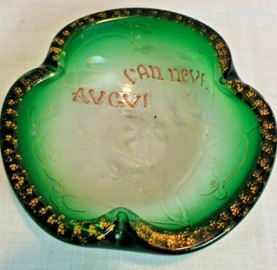 DAUM NANCY BOWL: Circa 1905. Measures 5.5 inches diameter, 3 inches high. In good condition. Estimate $600-800