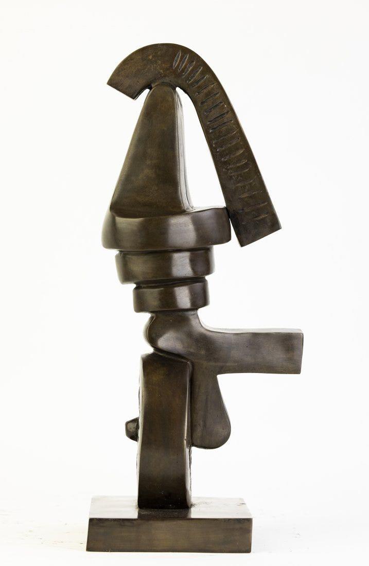 SOREL ETROG BRONZE TITLED SUNBIRD II: stamped signature and numbered 6/620.5 x 8 x 8.25 inches ( 52.1 x 20.3 x 21 cms ) ( overall )Provenance:Private Collection, TorontoEstimate $20.000-25.000Expanding upon the modern abstract forms, Etro