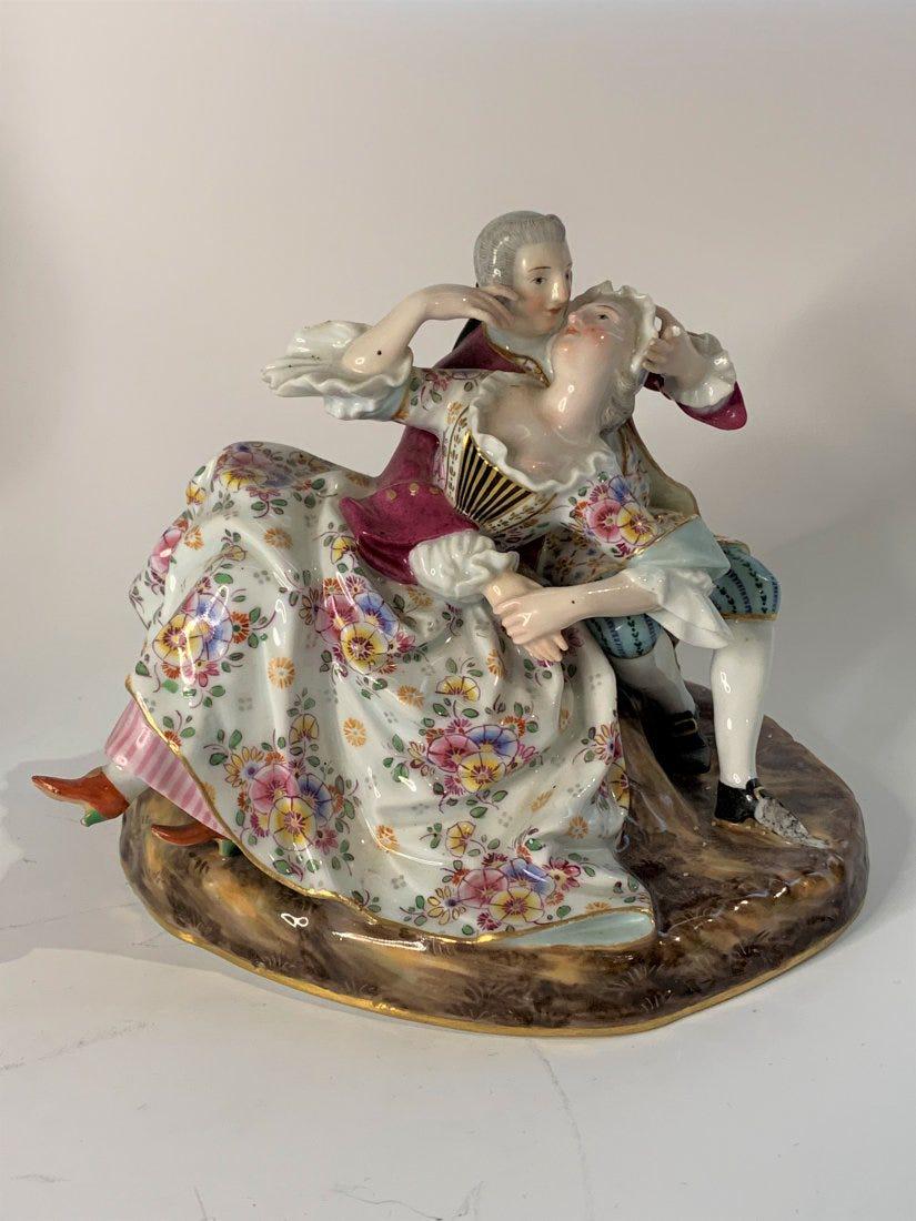 19TH C. MEISSEN LOVERS GROUP (1 of 7)