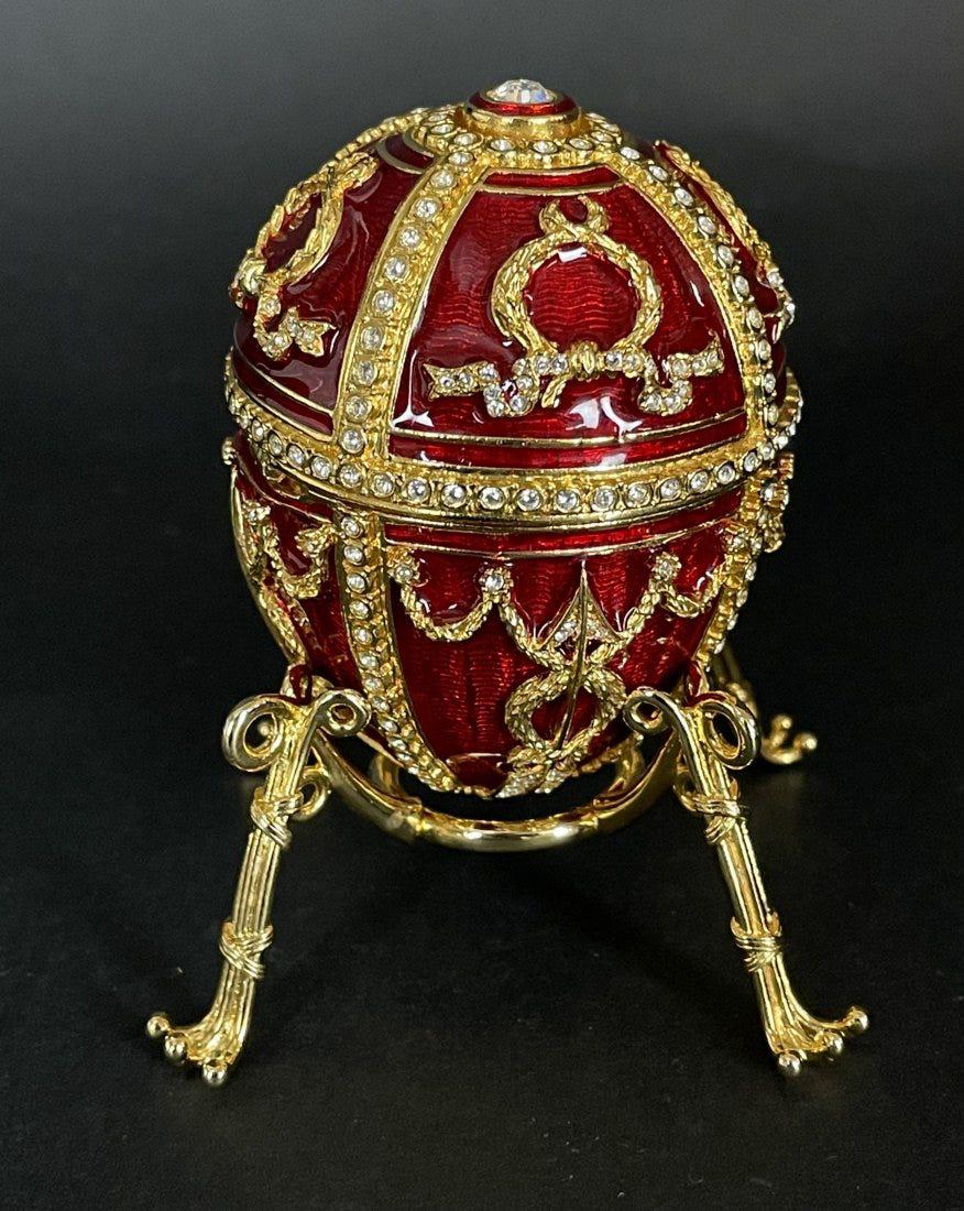 IMPERIAL FABERGE ROSE BUD EGG (1 of 5)
