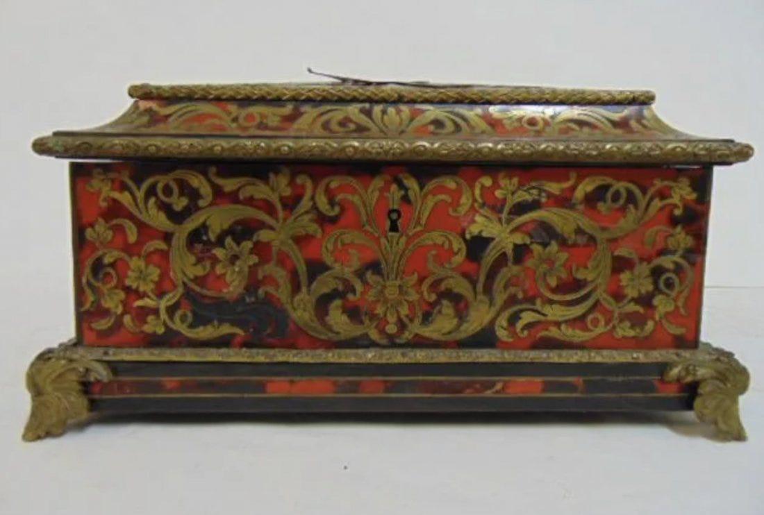 19TH C. BOULLE JEWELRY BOX (1 of 3)
