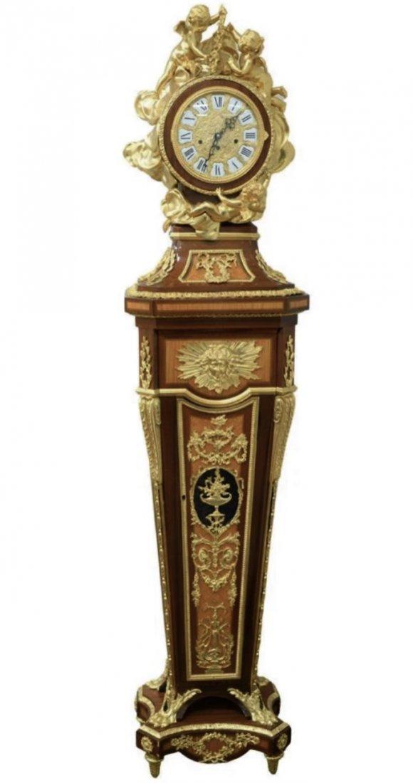 A LOUIS XVI STYLE ORMOLU MOUNTED CLOCK (1 of 1)