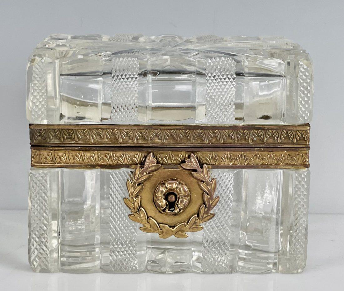 DORE BRONZE MOUNTED BACCARAT BOX (1 of 3)