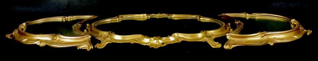 A 3 PIECE DORE BRONZE PLATEAU  CIRCA 1900 (1 of 3)