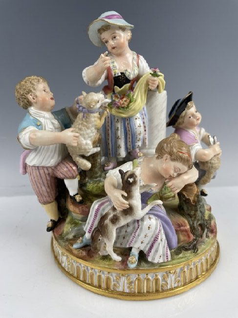 19TH C. MEISSEN GROUP (1 of 6)