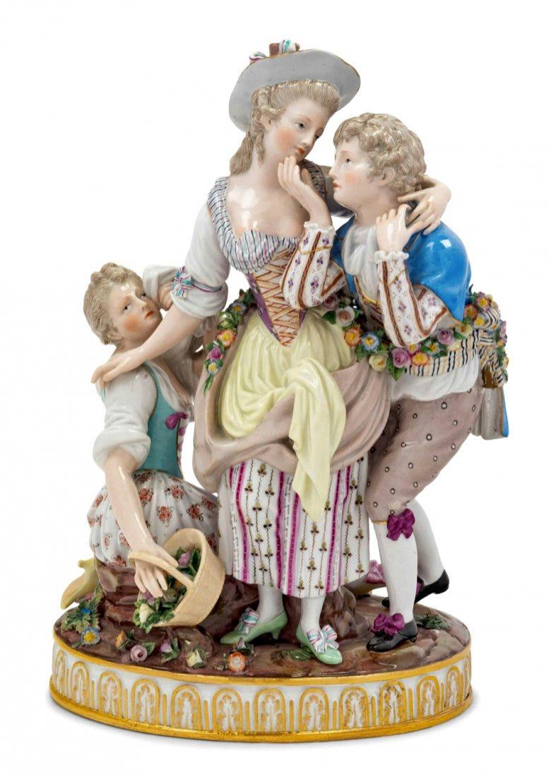 A LARGE MEISSEN GROUP (1 of 2)