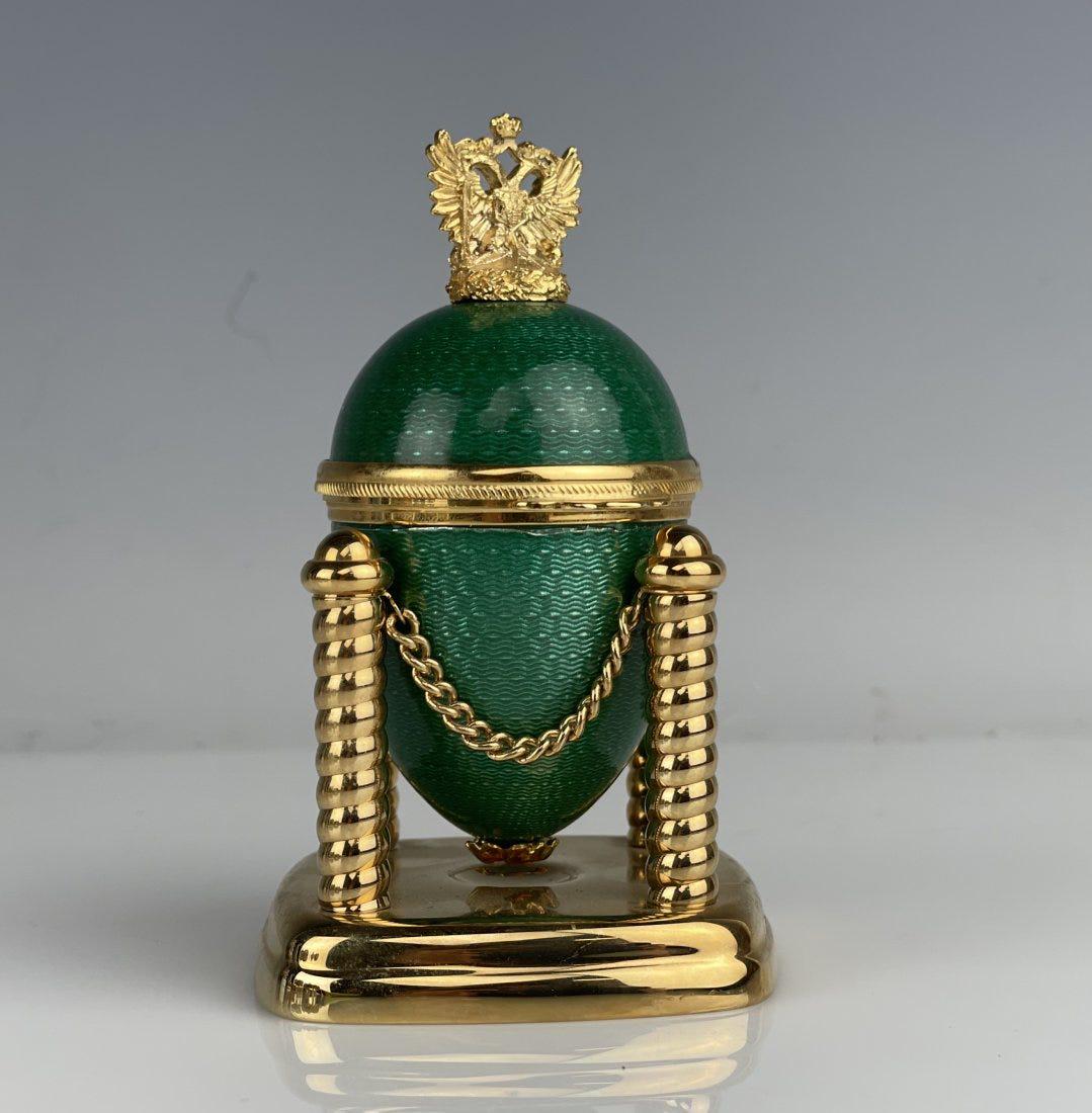 FABERGE STYLE ENAMEL EGG (1 of 3)