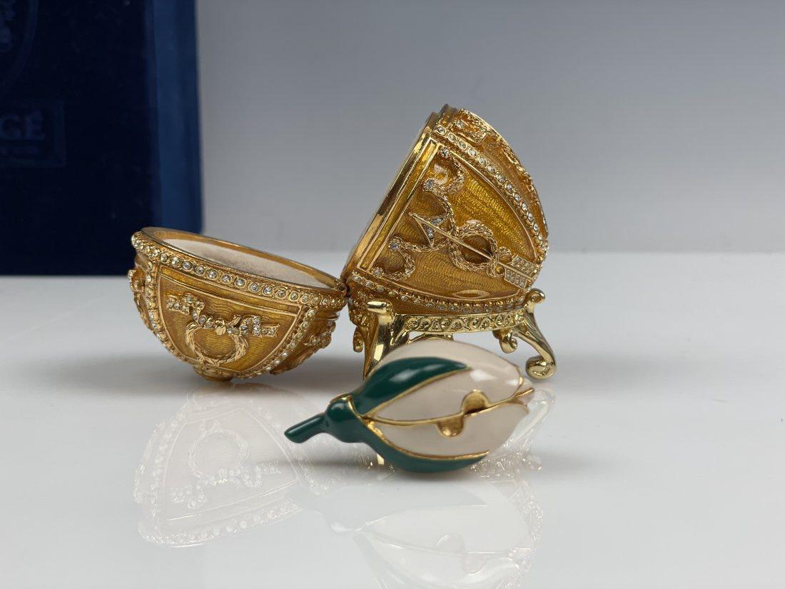 IMPERIAL FABERGE ROSE BUD EGG (1 of 6)