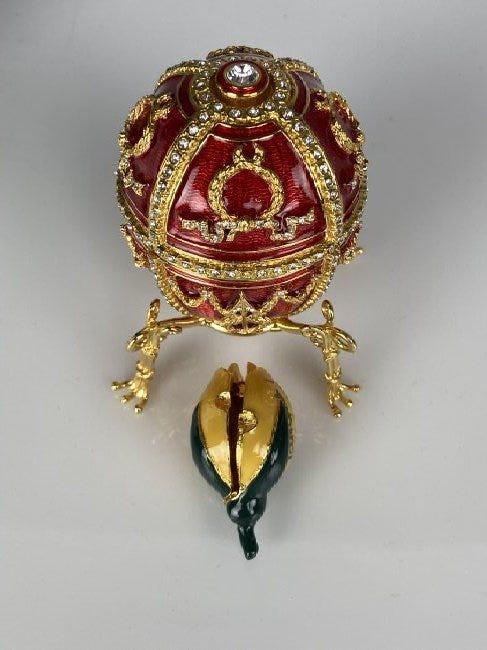 IMPERIAL FABERGE ROSE BUD EGG (1 of 4)