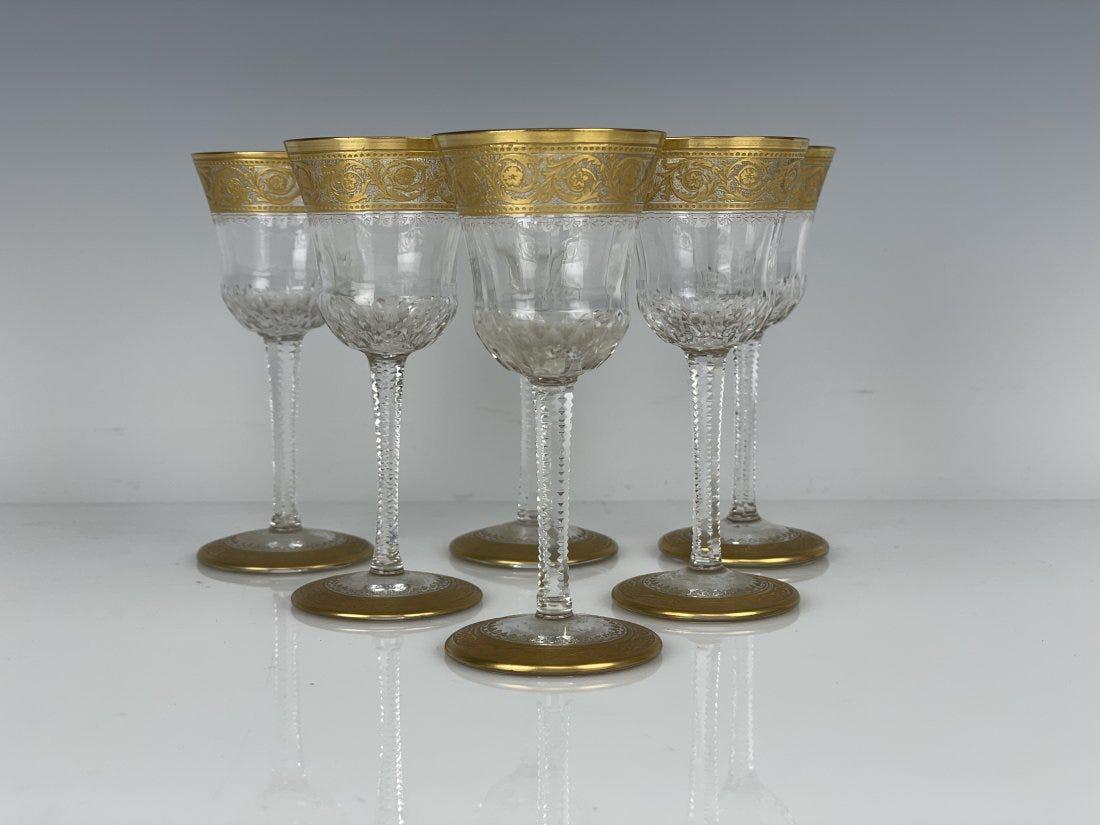 SET OF 6 SAINT LOUIS THISTLE PATTERN GLASSES (1 of 5)