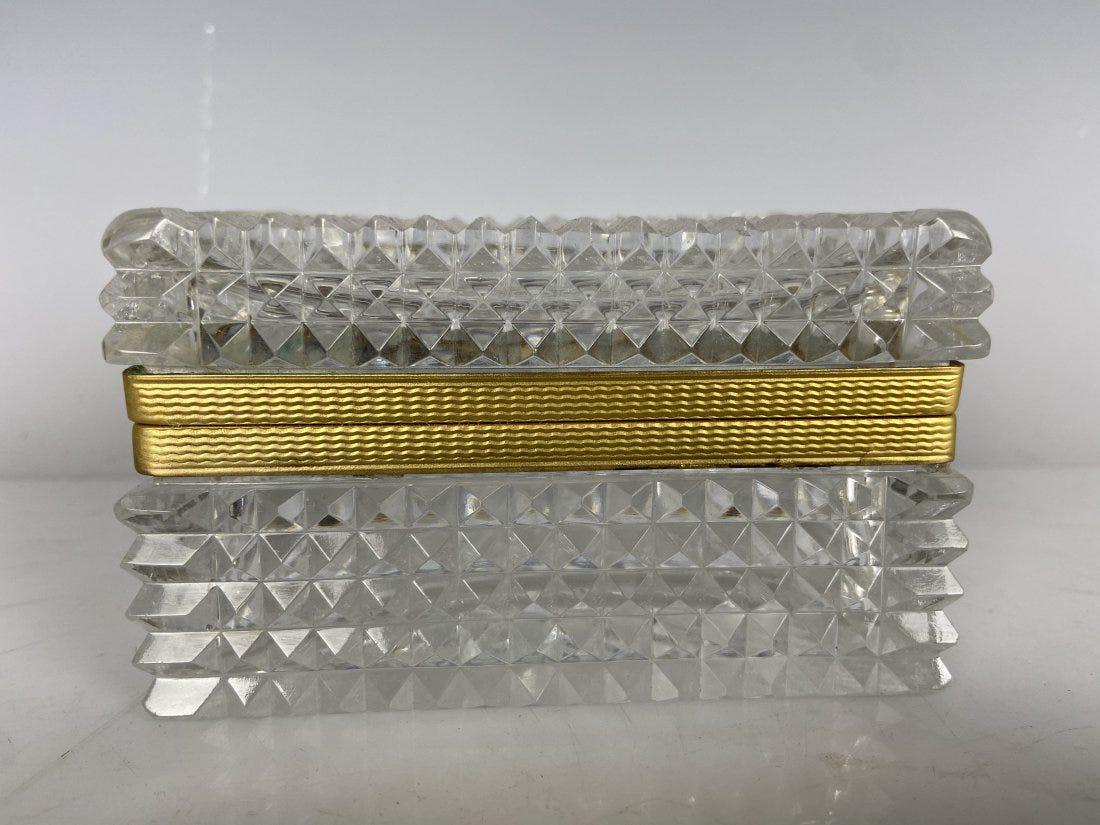 ORMOLU MOUNTED BACCARAT CRYSTAL BOX (1 of 3)