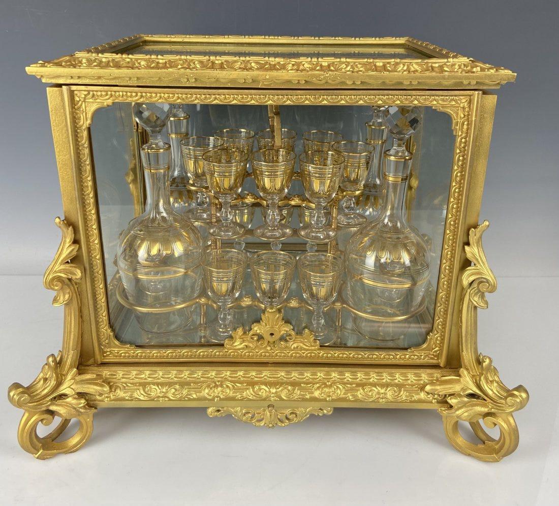 19TH C. ORMOLU AND BACCARAT GLASS TANTALUS (1 of 5)