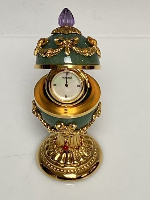 IMPERIAL FABERGE EGG CLOCK (1 of 4)