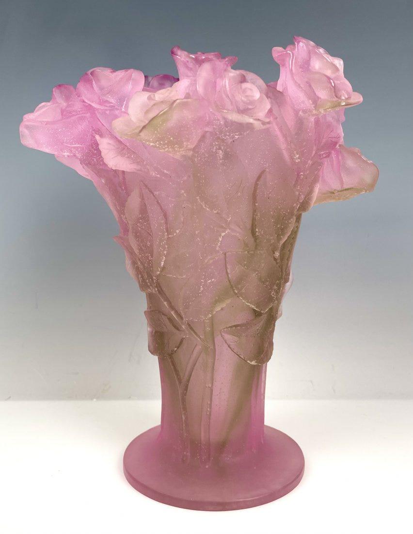 DAUM NANCY PATE DE VERRE VASE (1 of 5)