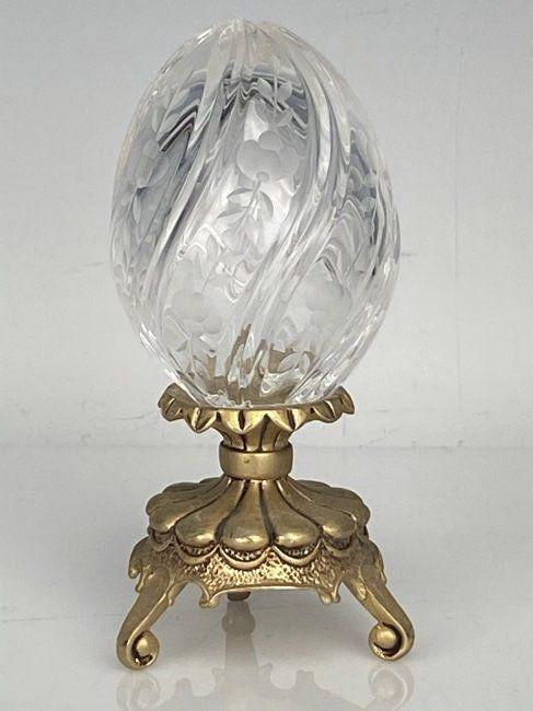 IMPERIAL FABERGE CUT CRYSTAL EGG (1 of 4)