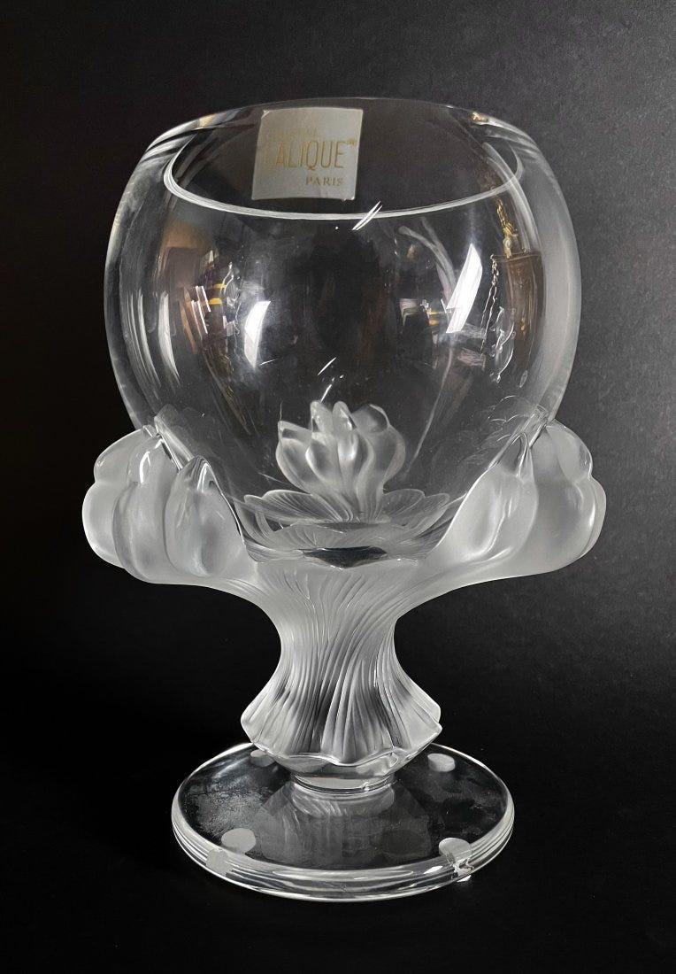 LALIQUE CLAW BEAR VASE (1 of 3)