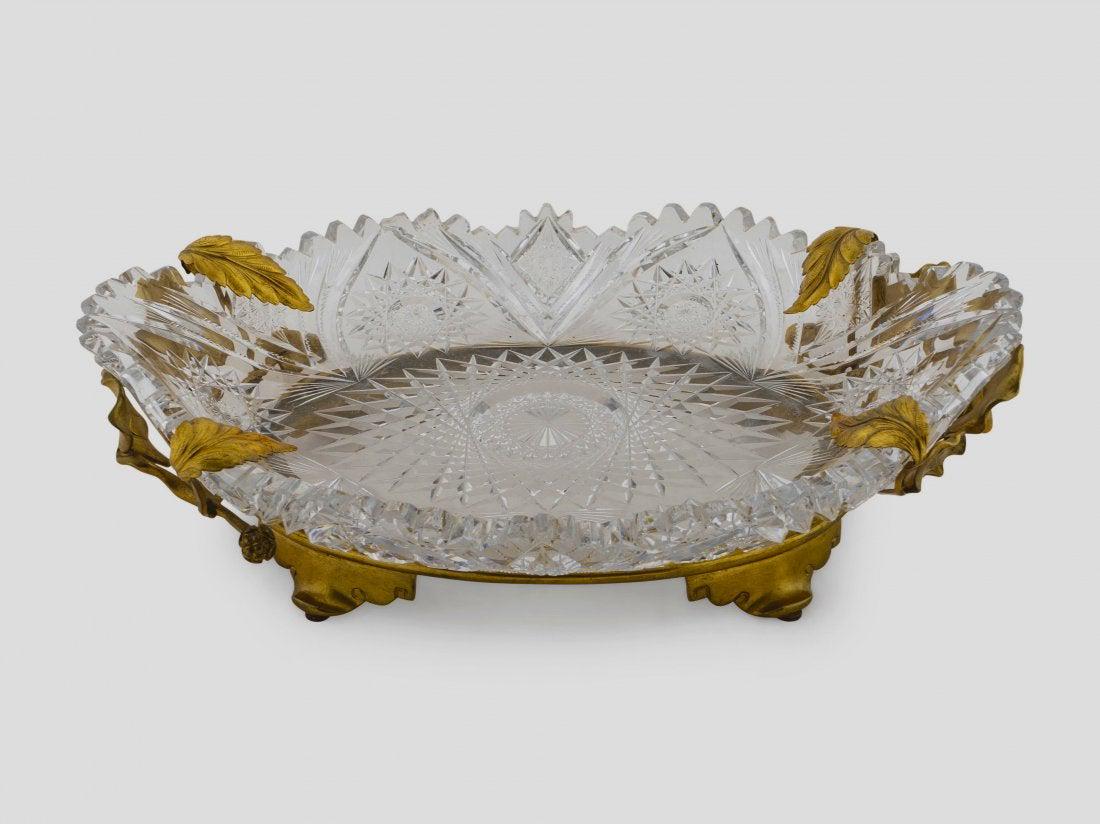 A VERY FINE ORMOLU MOUNTED BACCARAT CENTERPIECE (1 of 1)