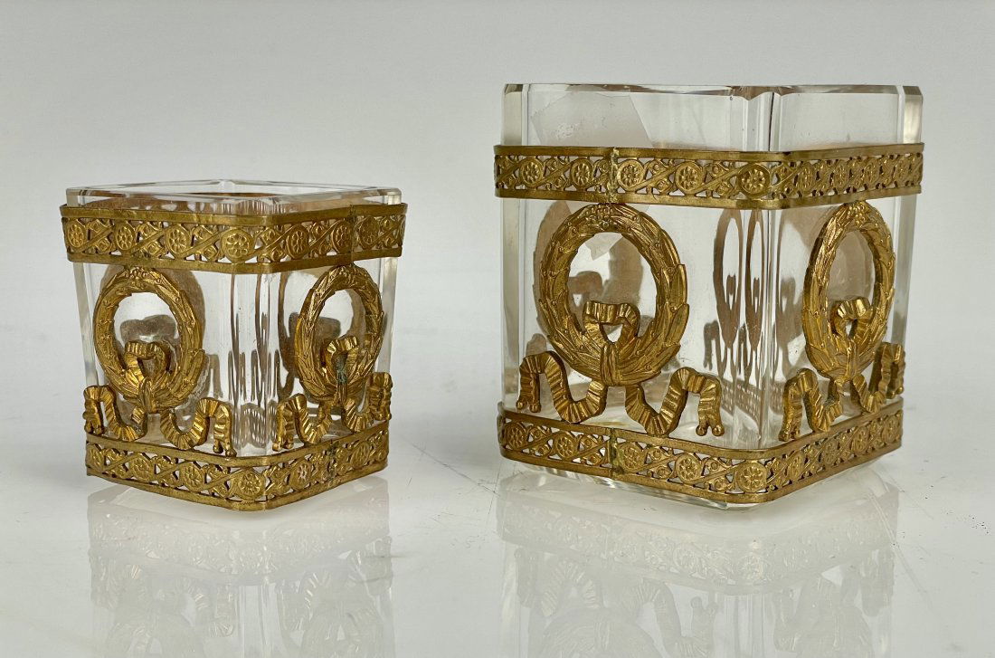ORMOLU MOUNTED BACCARAT CRYSTAL VIDE POCHES (1 of 2)