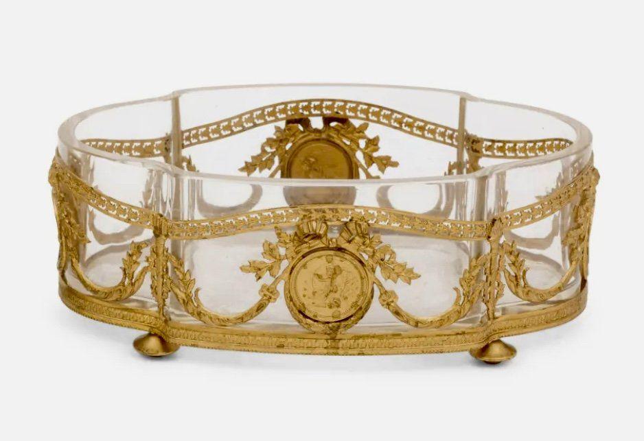 ORMOLU MOUNTED BACCARAT GLASS BOWL (1 of 1)