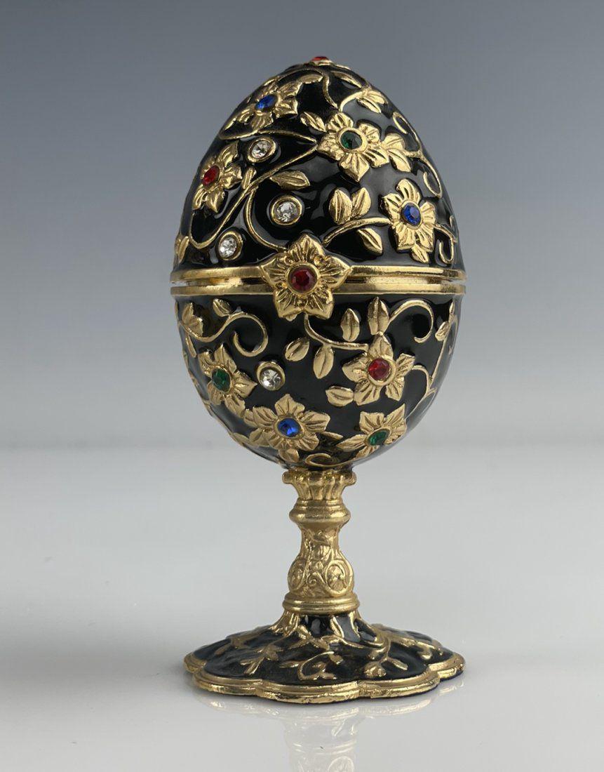 AFTER FABERGE ENAMEL EGG MUSIC BOX (1 of 4)