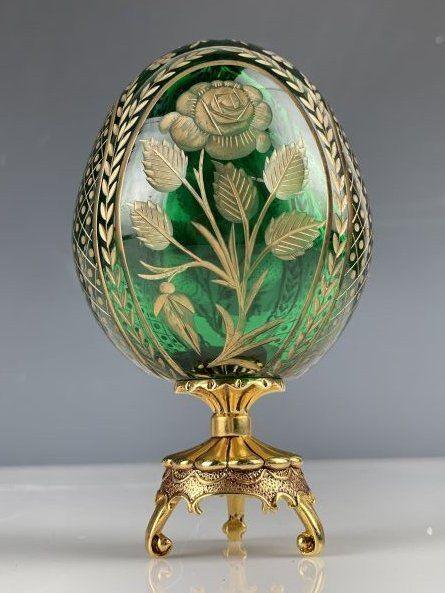 IMPERIAL FABERGE CRYSTAL EGG (1 of 3)