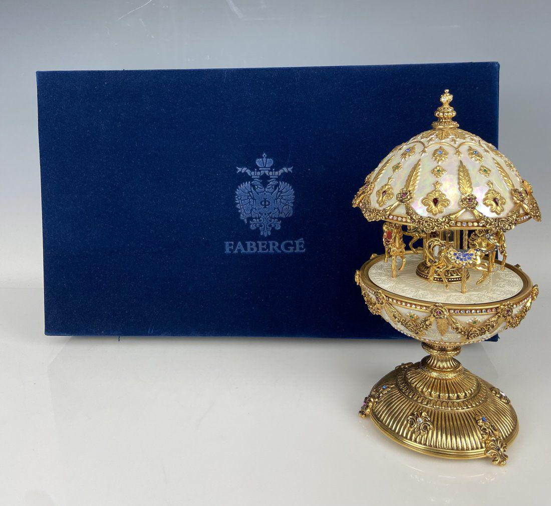 FABERGE IMPERIAL CAROUSEL MUSICAL EGG (1 of 6)