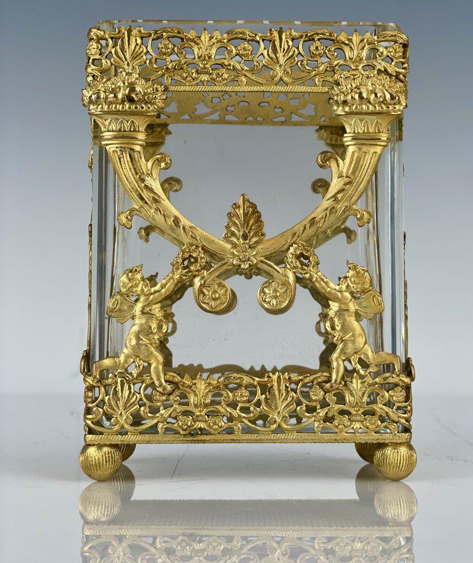 DORE BRONZE AND BACCARAT CRYSTAL VASE (1 of 5)