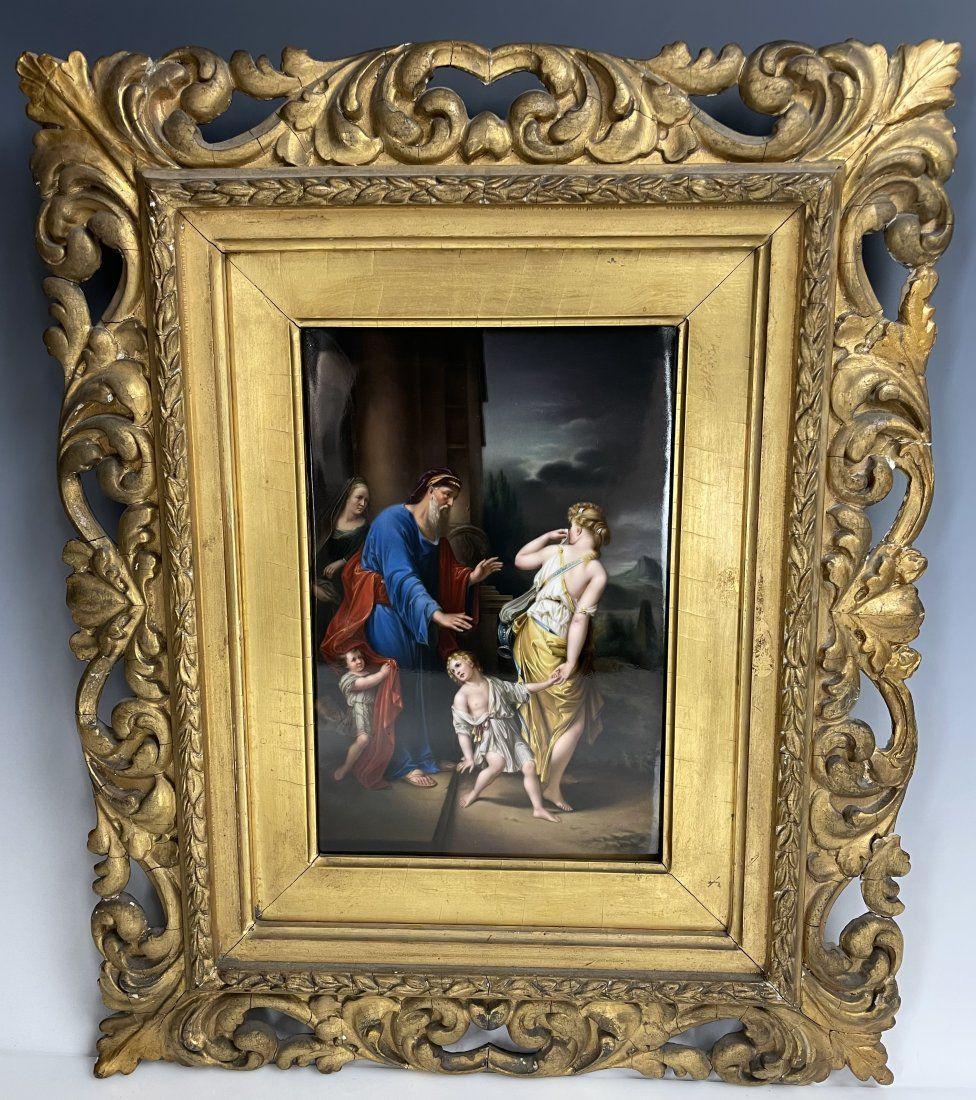19TH C. KPM STYLE PORCELAIN PLAQUE (1 of 2)
