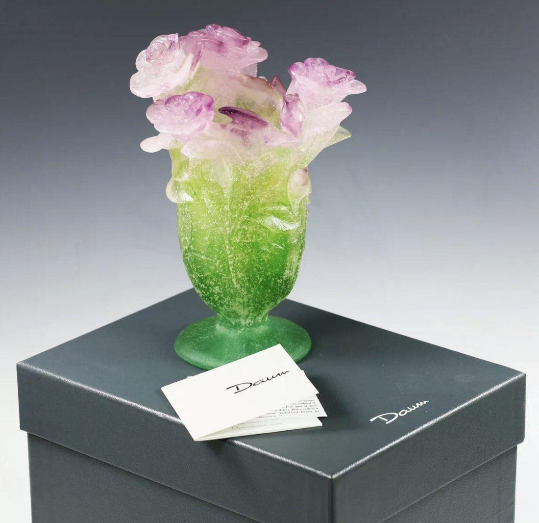 DAUM NANCY PATE DE VERRE VASE (1 of 3)