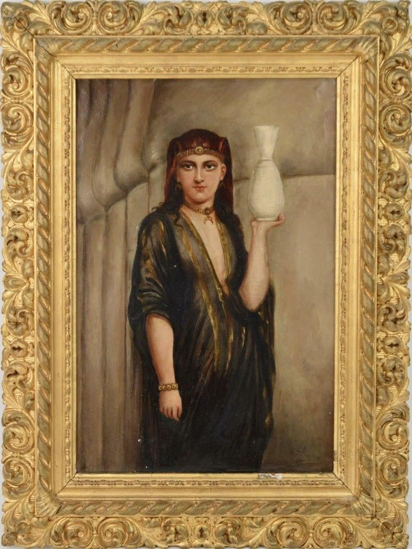 19TH C. CONTINENTAL OIL PAINTING ON CANVAS: Continental School oil on canvas (relined) ÃƒÂƒÃ‚ÂƒÃƒÂ‚Ã‚ÂƒÃƒÂƒÃ‚Â‚ÃƒÂ‚Ã‚ÂƒÃƒÂƒÃ‚ÂƒÃƒÂ‚Ã‚Â‚ÃƒÂƒÃ‚Â‚ÃƒÂ‚Ã‚ÂƒÃƒÂƒÃ‚�