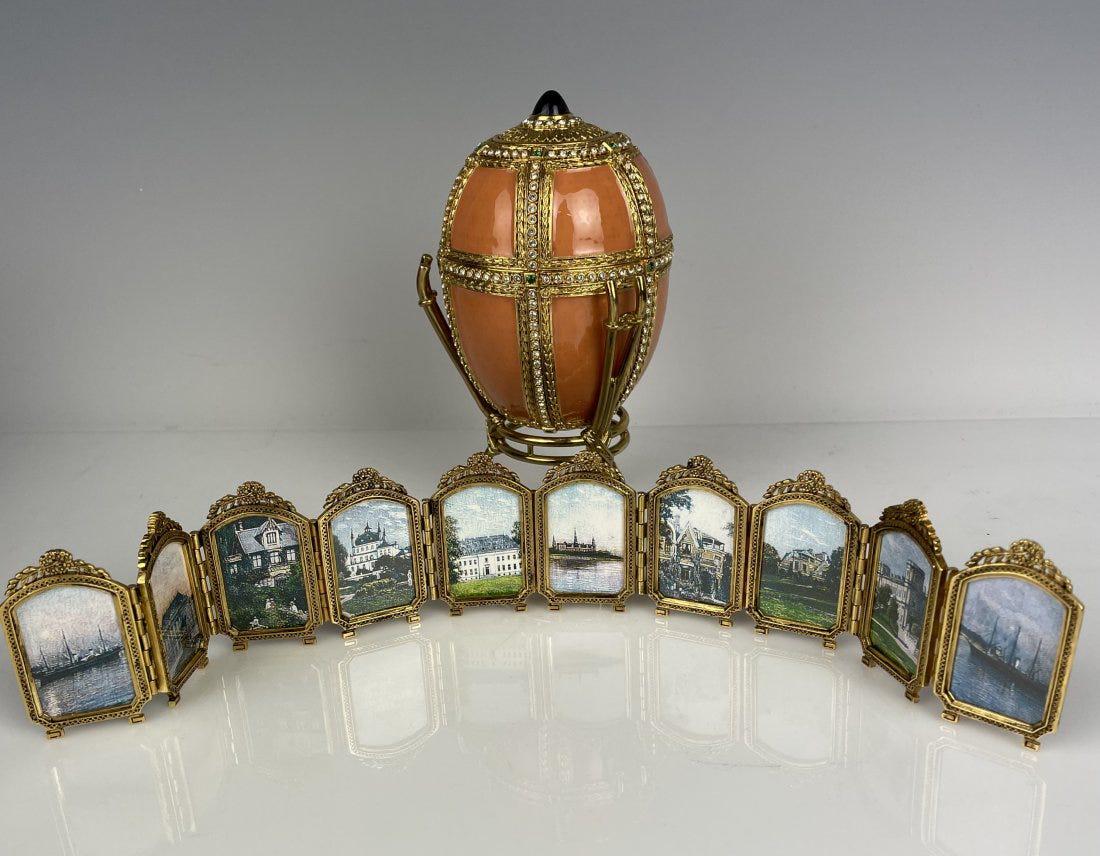 IMPERIAL FABERGE ENAMEL EGG (1 of 5)