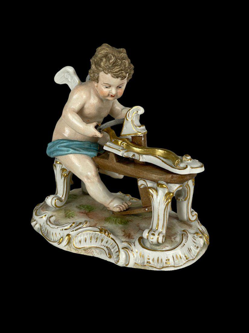 19TH C. MEISSEN CHERUB (1 of 5)