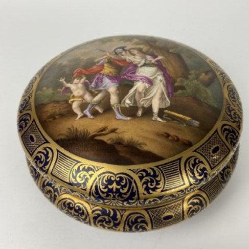 DRESDEN PORCELAIN BOX (1 of 4)