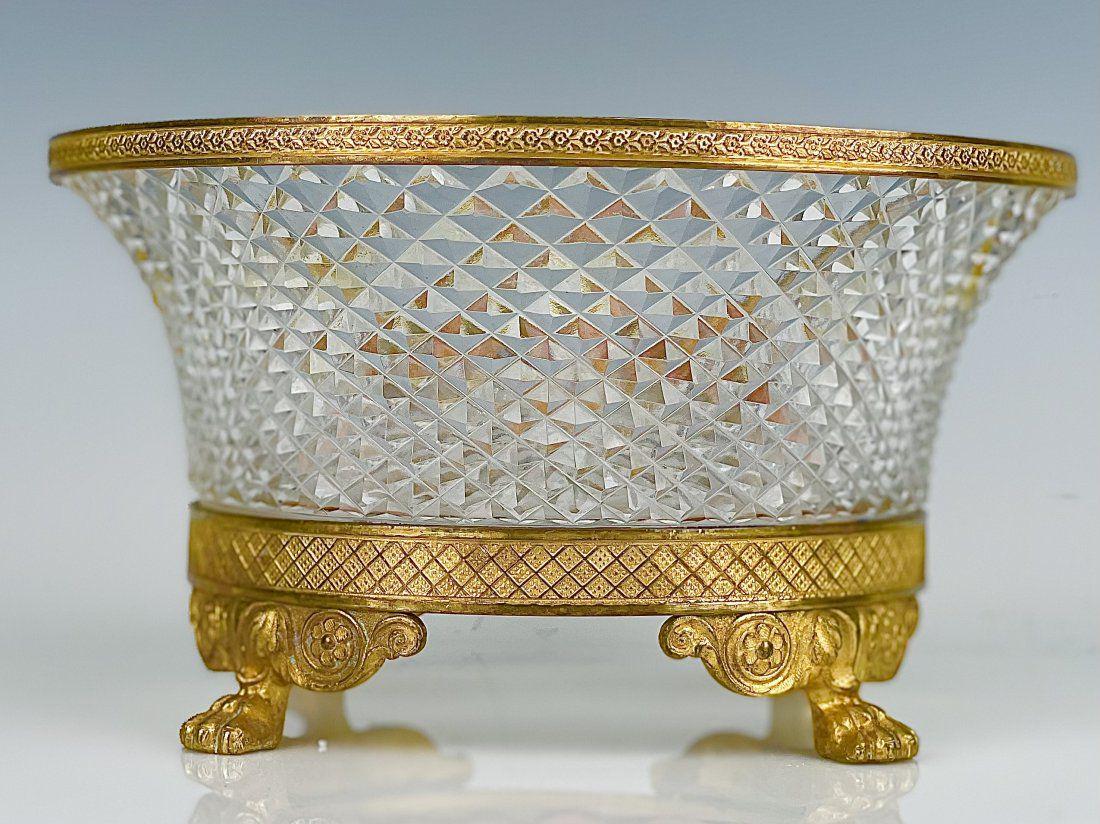 EMPIRE STYLE ORMOLU AND BACCARAT CENTERPIECE (1 of 1)