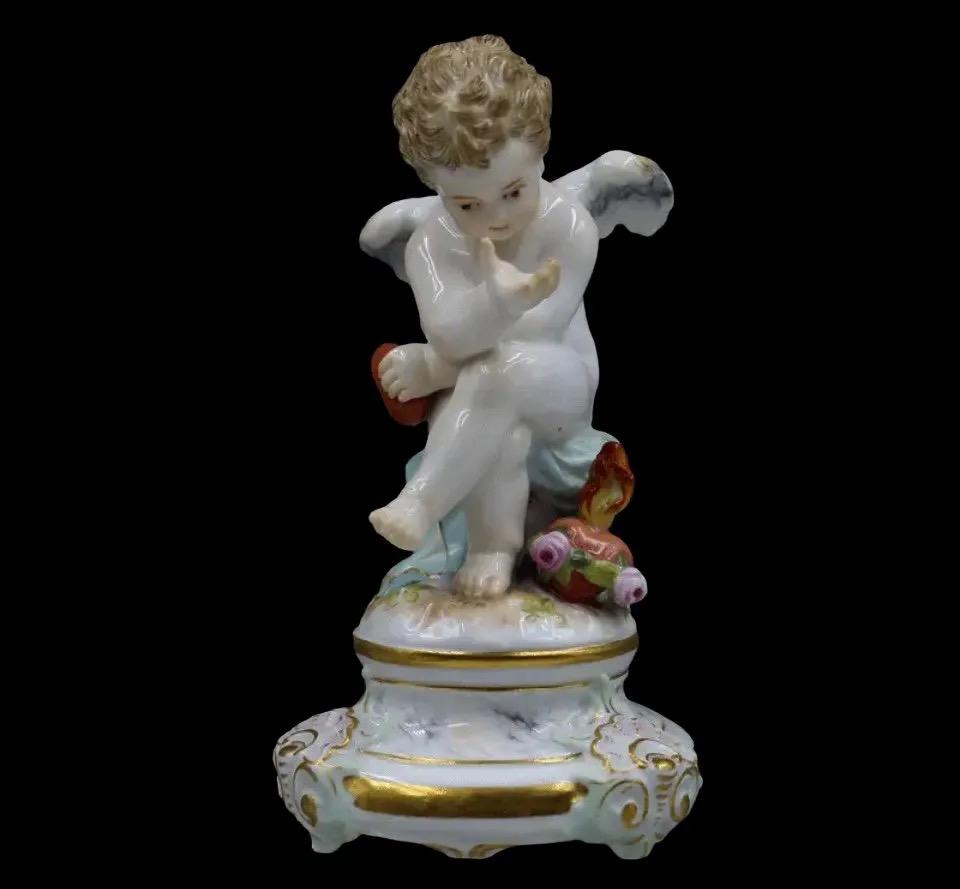 19TH C. MEISSEN CHERUB (1 of 5)