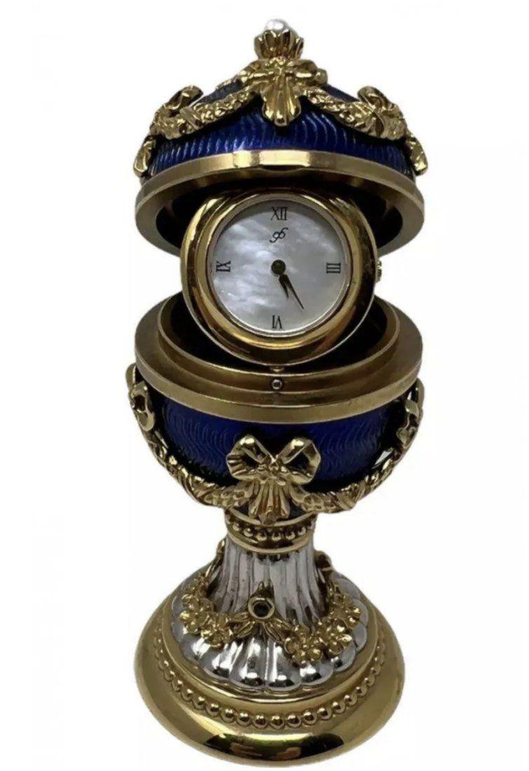 IMPERIAL FABERGE ENAMEL EGG CLOCK (1 of 3)