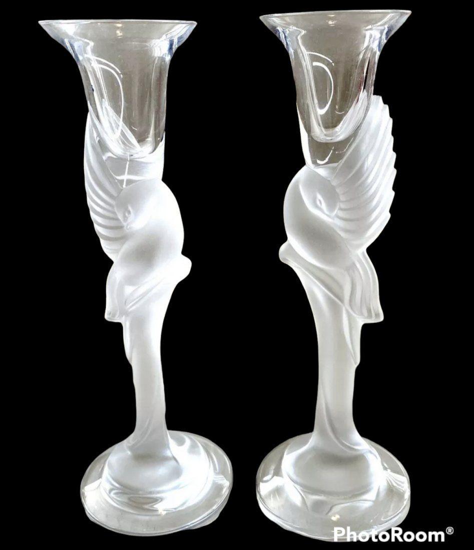 PAIR OF IMPERIAL FABERGE CANDLESTICKS (1 of 1)