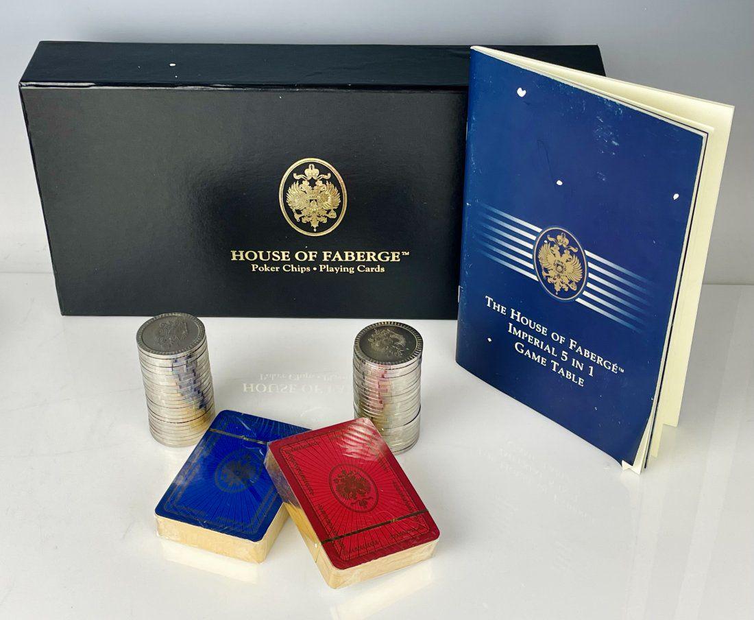 IMPERIAL FABERGE POKER CHIPS AND CARDS (1 of 2)