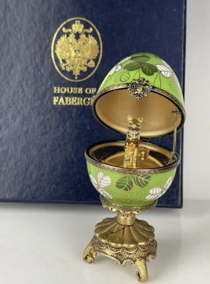 IMPERIAL FABERGE LIMOGES PORCELAIN EGG (1 of 4)